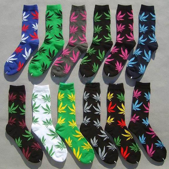 weed socks outfit